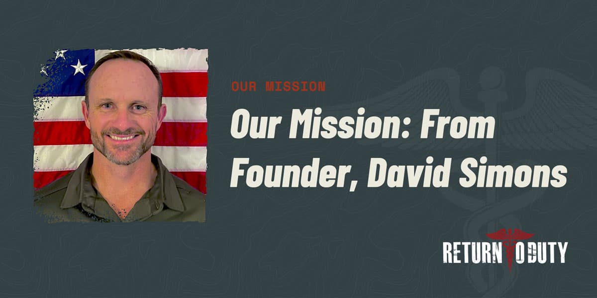 Our Mission: Words From Founder, David Simons